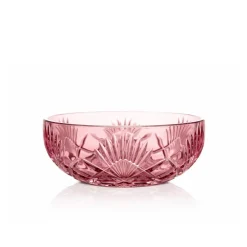 Vessière Cristaux Coupes, Coupelles Et Photophores|Coupelles Cristal|Coupelle à fruit cristal rose prestige