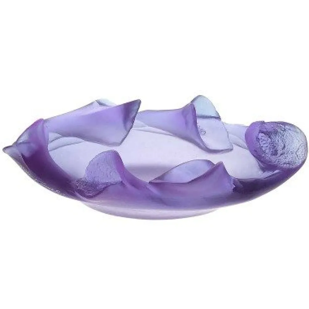 Vessière Cristaux Coupes Cristal|Coupelle arum ultraviolet daum