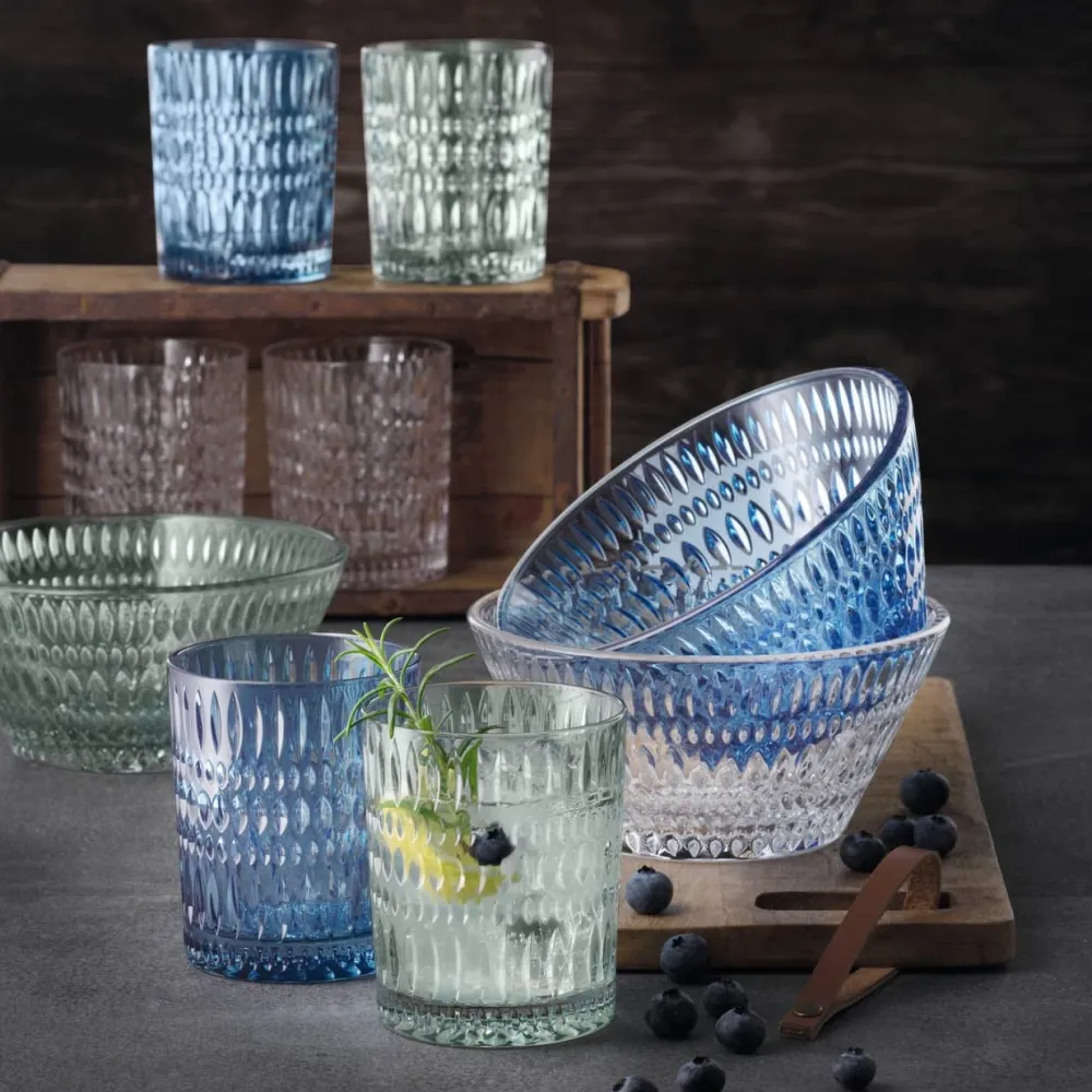 Vessière Cristaux Coupes, Coupelles Et Photophores|Coupes Cristal|Coupelle Ethno bleu Nachtmann