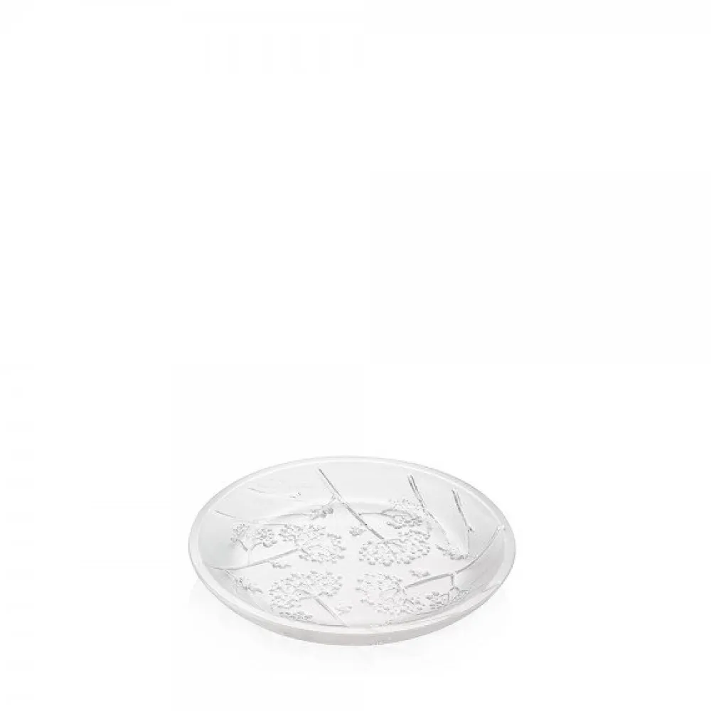 Vessière Cristaux Coupes, Coupelles Et Photophores|Coupelles Cristal|Coupelle plate ombelles lalique