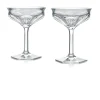 Vessière Cristaux Verre En Cristal Taillé|Art De La Table|Coupes champagnes Talleyrand encore Baccarat X2