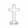 Vessière Cristaux Décoration|Symboles Religieux Cristal|Croix chrétienne latine en cristal