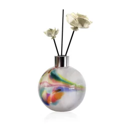 Vessière Cristaux Flacon De Parfum|Décoration|Diffuseur parfum cristal de Lorraine arc-en-ciel