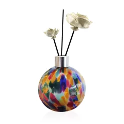 Vessière Cristaux Flacon De Parfum|Décoration|Diffuseur parfum cristal de Lorraine arlequin