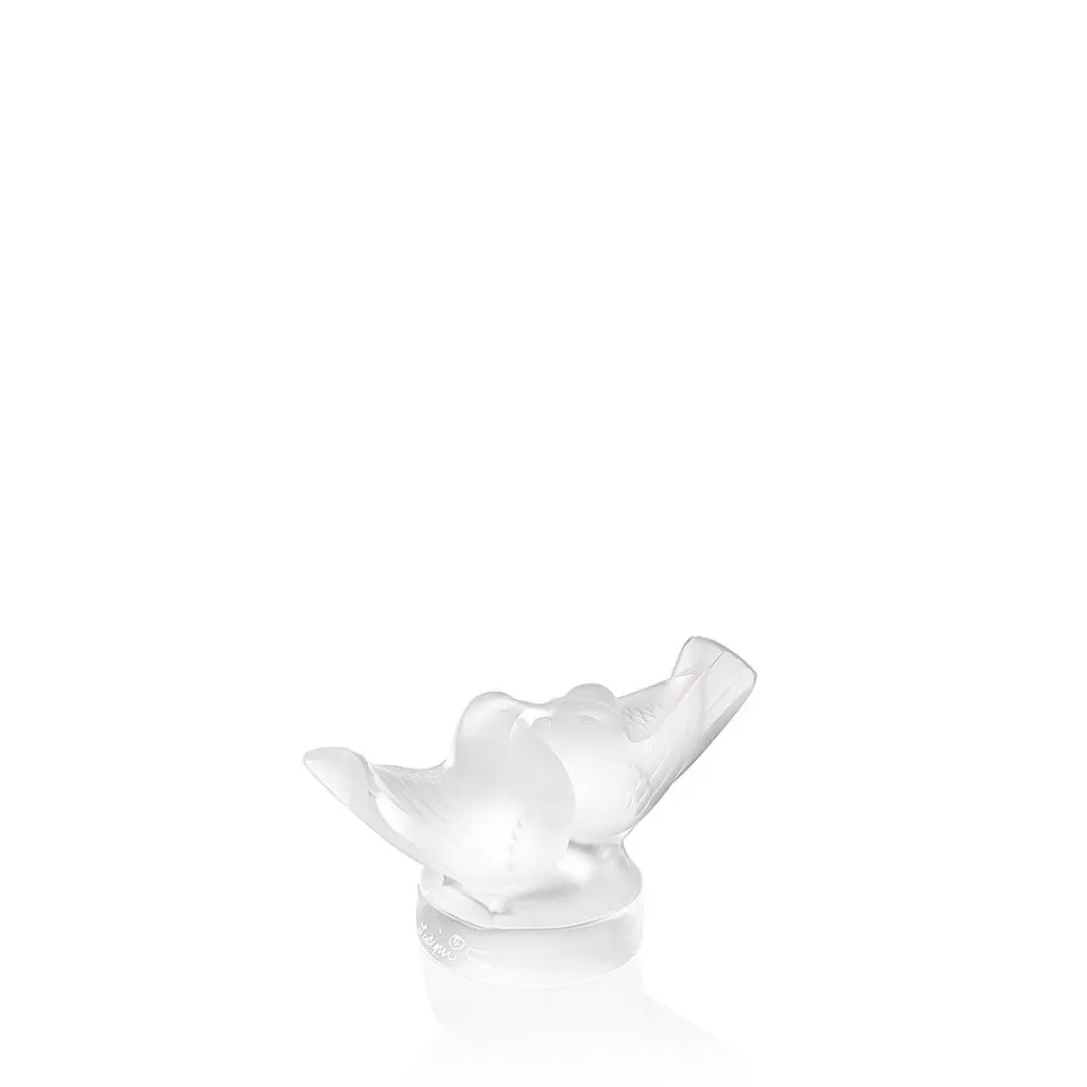 Vessière Cristaux Animaux Cristal|Sculptures Et Figurines|Duo colombes P.M lalique