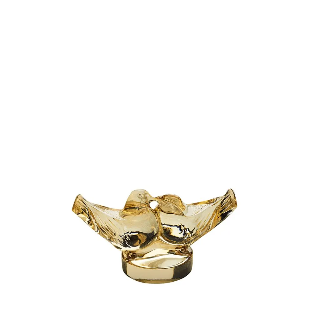 Vessière Cristaux Animaux Cristal|Sculptures Et Figurines|Duo colombes P.M lalique