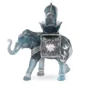 Vessière Cristaux Bestiaire|Editions D’Art|Eléphant Shalmara bleu gris Daum