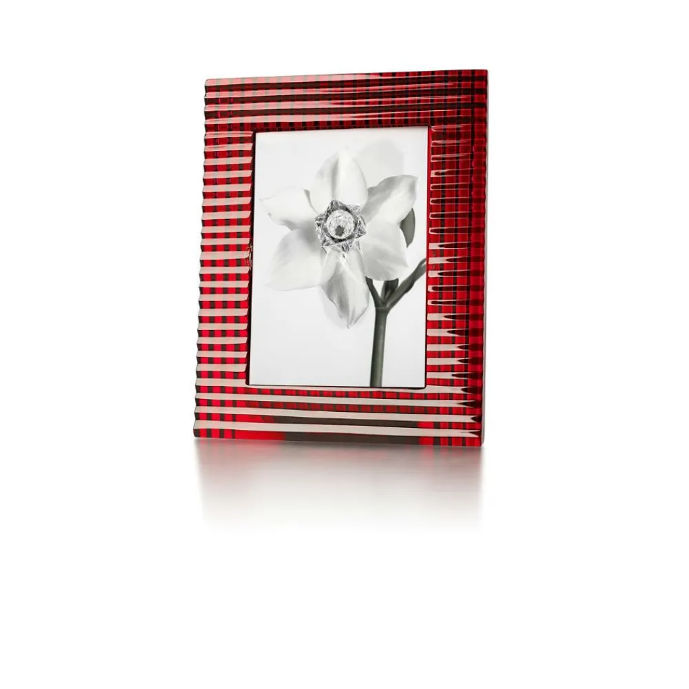 Vessière Cristaux Décoration|Cadres Photo Cristal|Eye cadre photo rouge Baccarat