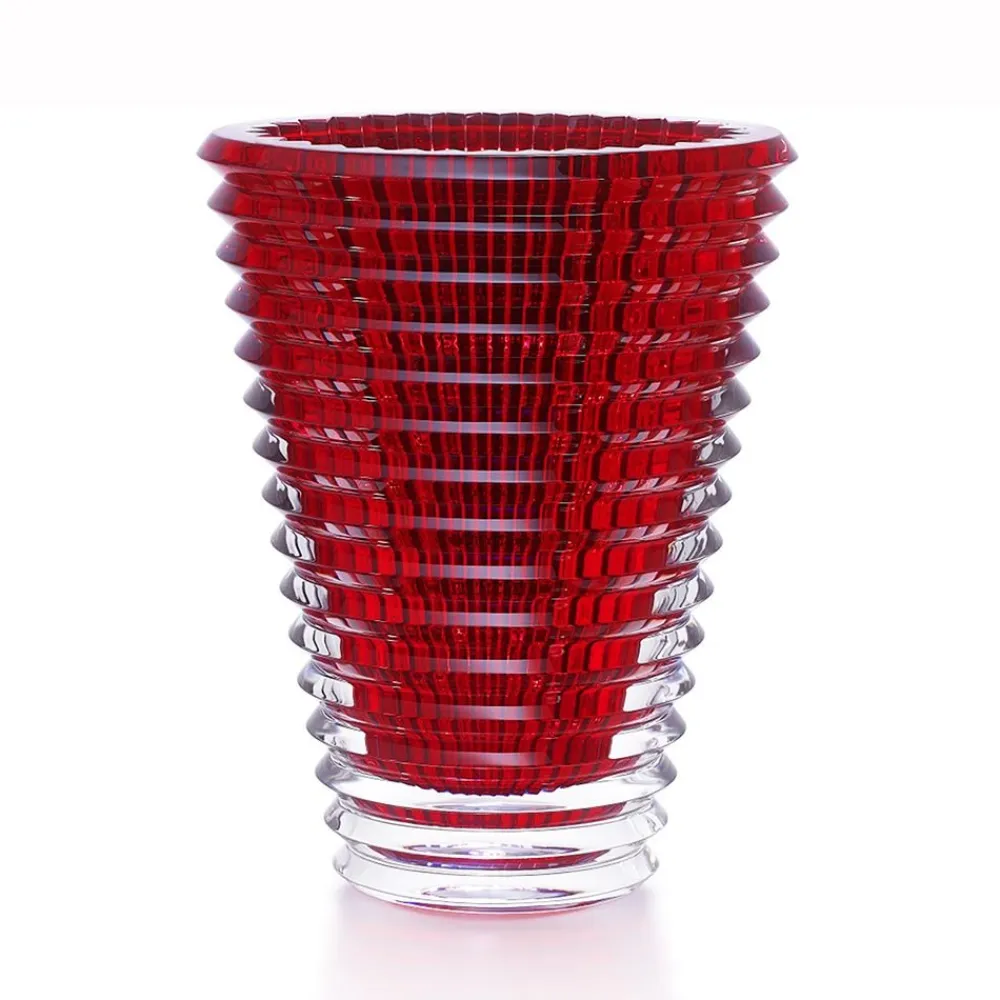 Vessière Cristaux Vases|Vases Cristal Clair|Eye vase ovale xl baccarat