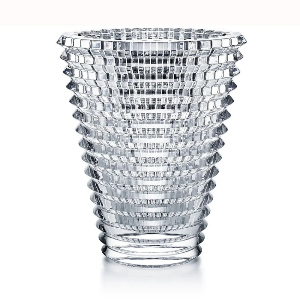 Vessière Cristaux Vases|Vases Cristal Clair|Eye vase ovale xl baccarat