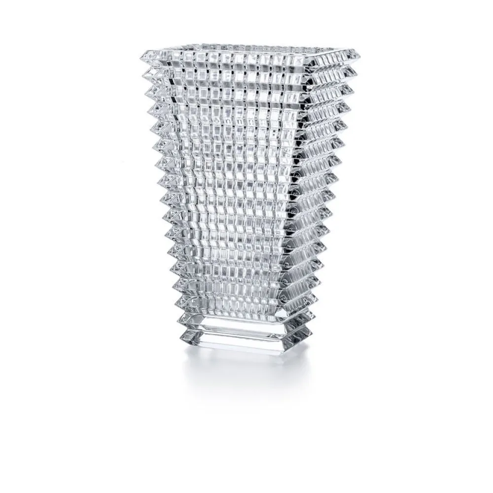 Vessière Cristaux Vases|Vases|Eye vase rectangulaire baccarat