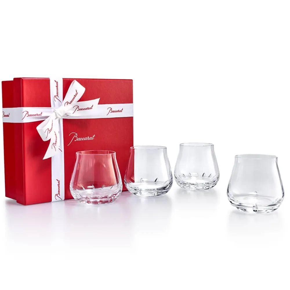 Vessière Cristaux Coffrets Verres Cristal|Verre Cristal|Faunacrystopolis gobelet x4 baccarat