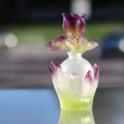 Vessière Cristaux Flacon De Parfum|Flacon parfum rond iris daum