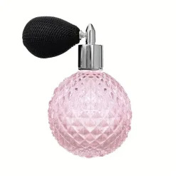 Vessière Cristaux Flacon De Parfum|Flacon vaporisateur rose verre