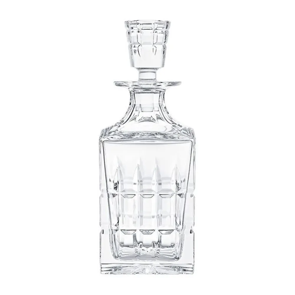 Vessière Cristaux Art De La Table|Carafes Cristal Daum Baccarat Lalique|Flacon whisky carré manhattan saint-louis
