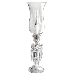 Vessière Cristaux Coupes, Coupelles Et Photophores|Flambeau bambou baccarat éléctrique