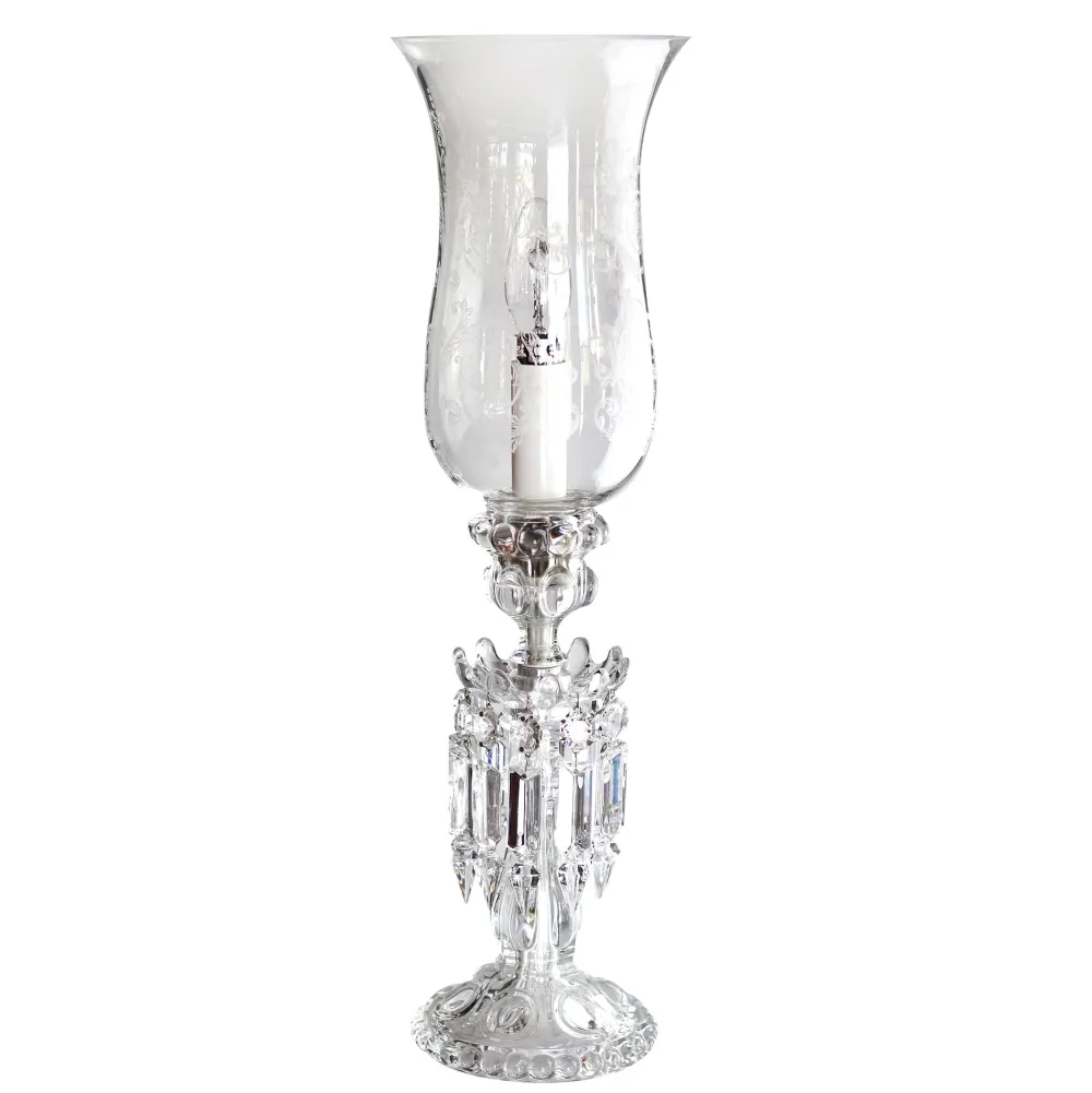Vessière Cristaux Coupes, Coupelles Et Photophores|Flambeau bambou baccarat éléctrique