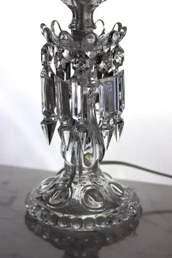 Vessière Cristaux Coupes, Coupelles Et Photophores|Flambeau bambou baccarat éléctrique