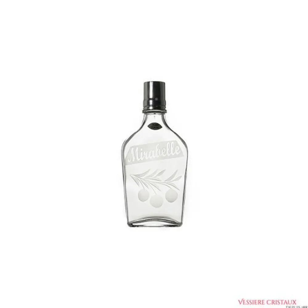 Vessière Cristaux Art De La Table|Flasque, Bouteille Cristal|Flasque mirabelle cristal taillée