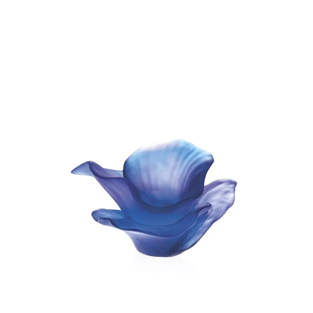 Vessière Cristaux Fleurs Cristal|Sulfures, Presse-Papiers Cristal|Fleur décorative arum daum
