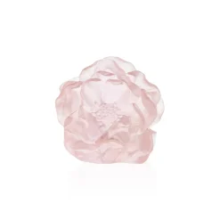 Vessière Cristaux Fleurs Cristal|Sulfures, Presse-Papiers Cristal|Fleur décorative camelia daum