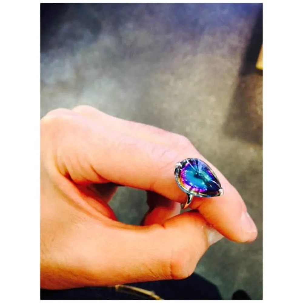 Vessière Cristaux Bagues Cristal|Bagues|Fleurs de psydélic bague baccarat