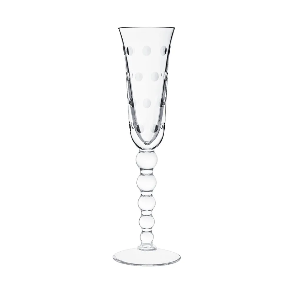 Vessière Cristaux Verre À Pied|Flûte Champagne|Flûte à champagne bubbles saint-louis