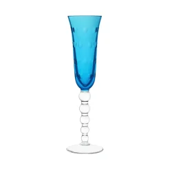 Vessière Cristaux Flûte Champagne|Verre Cristal Couleur|Flûte à champagne couleur bubbles saint-louis