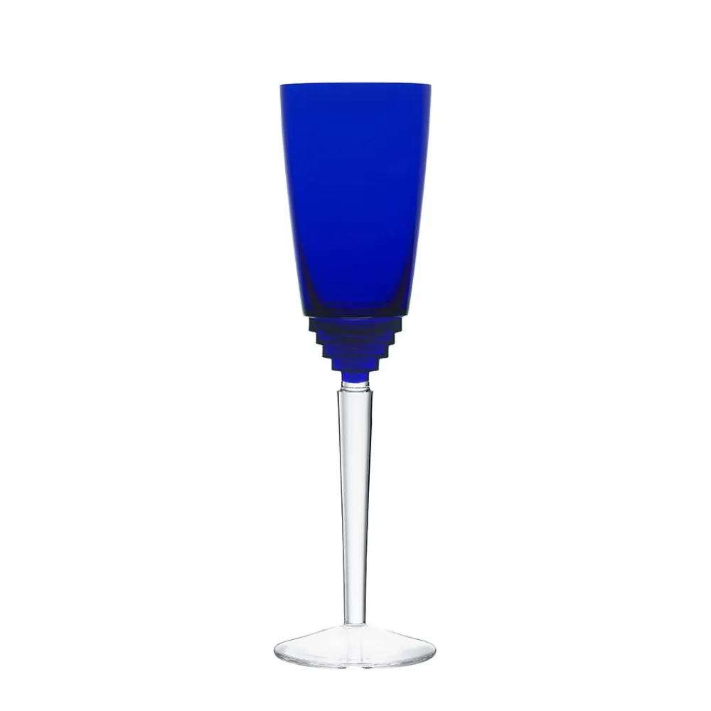 Vessière Cristaux Art De La Table|Verre À Pied|Flûte à champagne couleur oxymore saint-louis