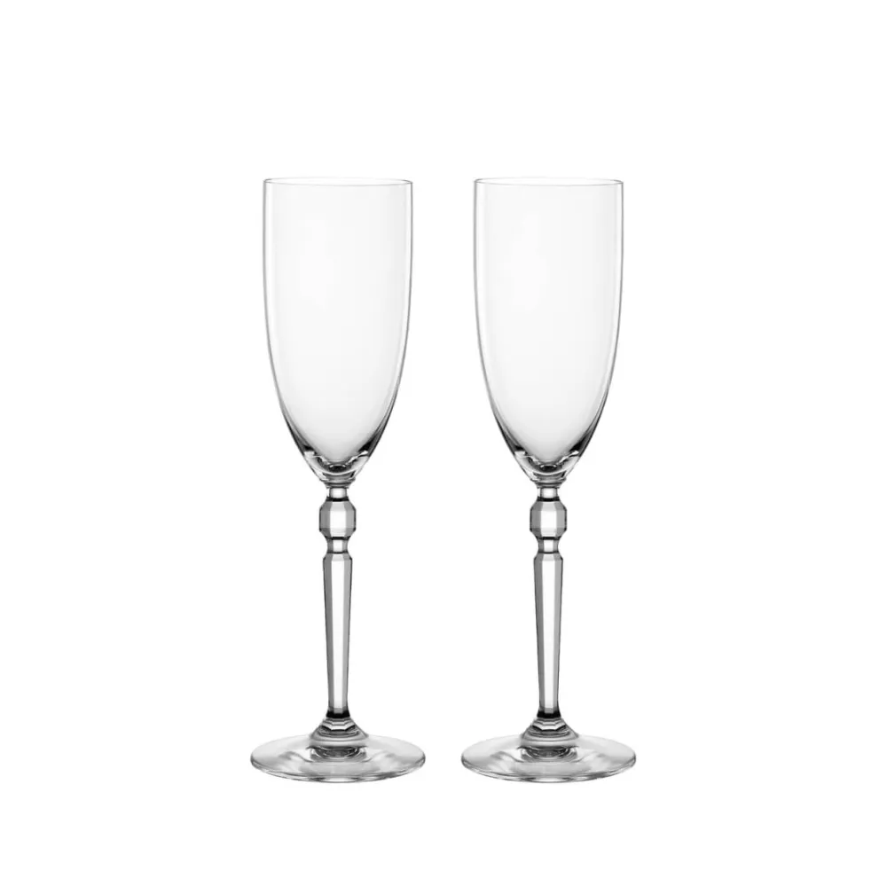 Vessière Cristaux Art De La Table|Verre À Pied|Flûte à champagne Héritage Nachtmann X2