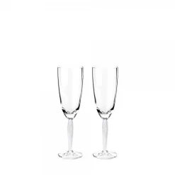 Vessière Cristaux Verre À Pied|Coffrets Verres Cristal|Flûte à champagne louvre x1 lalique