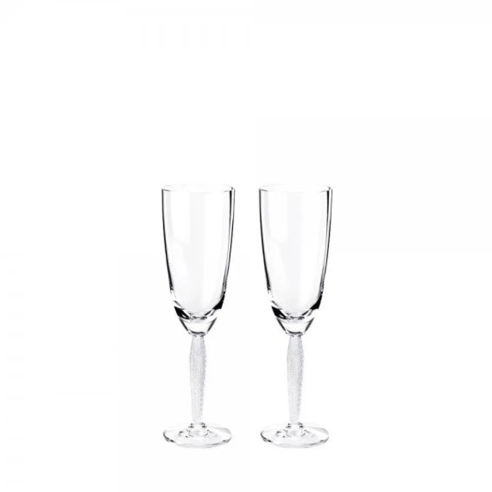 Vessière Cristaux Verre À Pied|Coffrets Verres Cristal|Flûte à champagne louvre x1 lalique