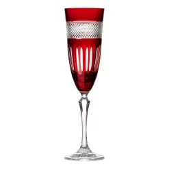 Vessière Cristaux Flûte Champagne|Verre Cristal|Flûte champagne mireille rouge