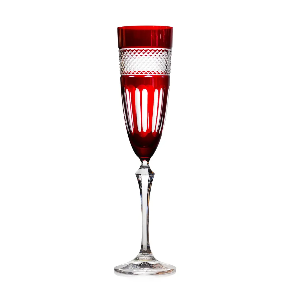 Vessière Cristaux Coffrets Verres Cristal|Verre Cristal Couleur|Flûte cristal couleur mireille
