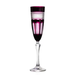 Vessière Cristaux Coffrets Verres Cristal|Verre Cristal Couleur|Flûte cristal couleur mireille