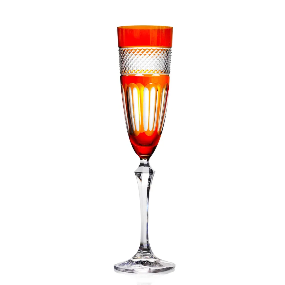 Vessière Cristaux Coffrets Verres Cristal|Verre Cristal Couleur|Flûte cristal couleur mireille