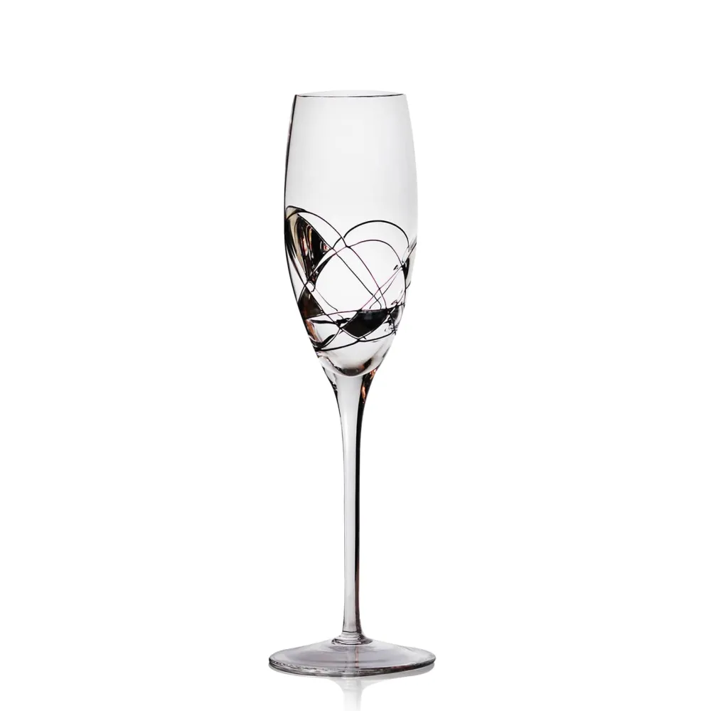 Vessière Cristaux Flûte Champagne|Verre Cristal Couleur|Flûte cristal galleria