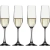 Vessière Cristaux Art De La Table|Flûte Champagne|Flûtes champagne vino grande x4