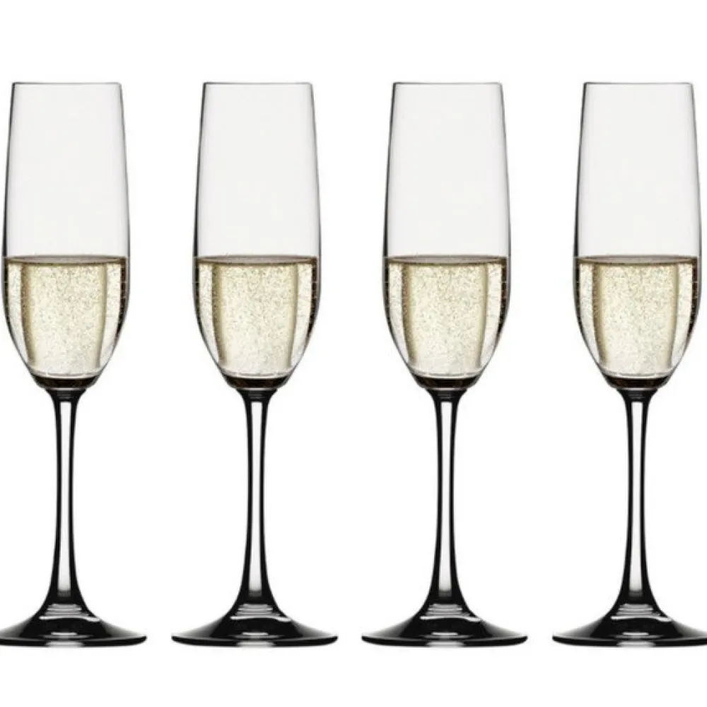 Vessière Cristaux Art De La Table|Flûte Champagne|Flûtes champagne vino grande x4