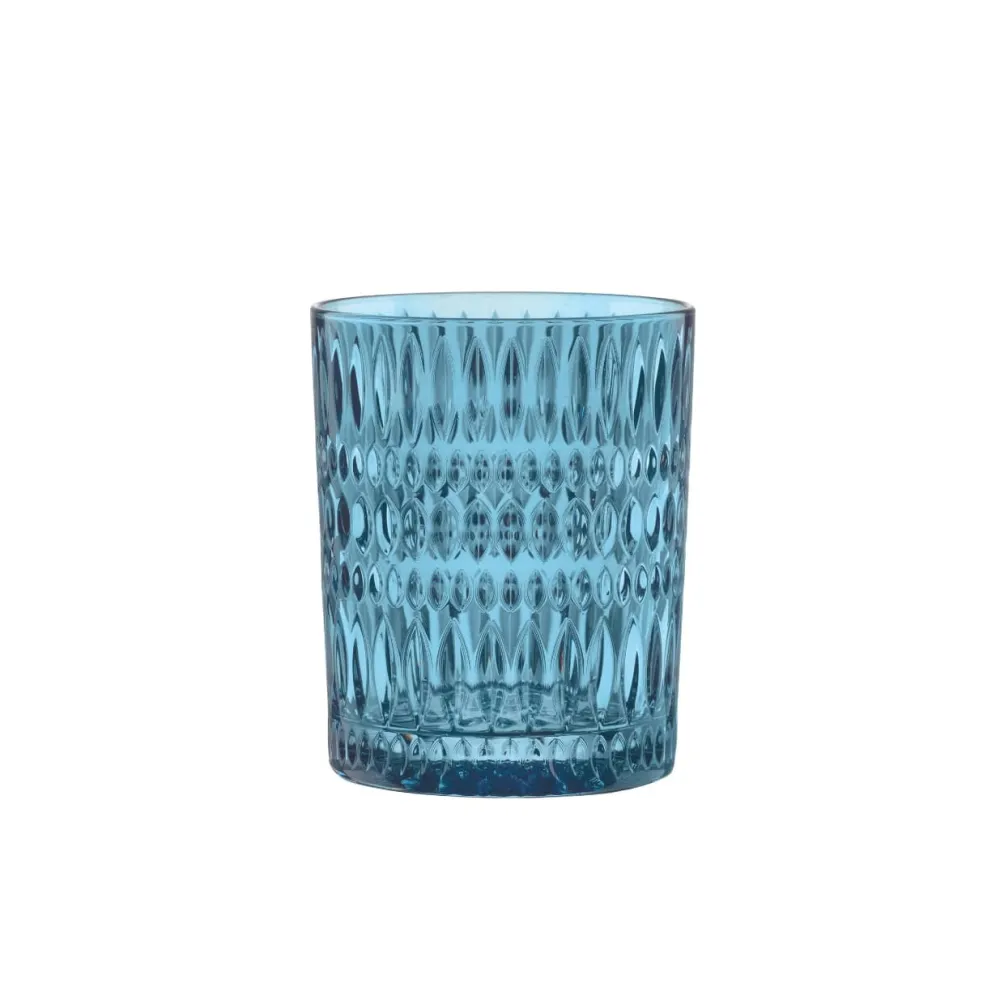 Vessière Cristaux Verre À Whisky|Verre En Cristal Taillé|Gobelet Ethno bleu Nachtmann X2