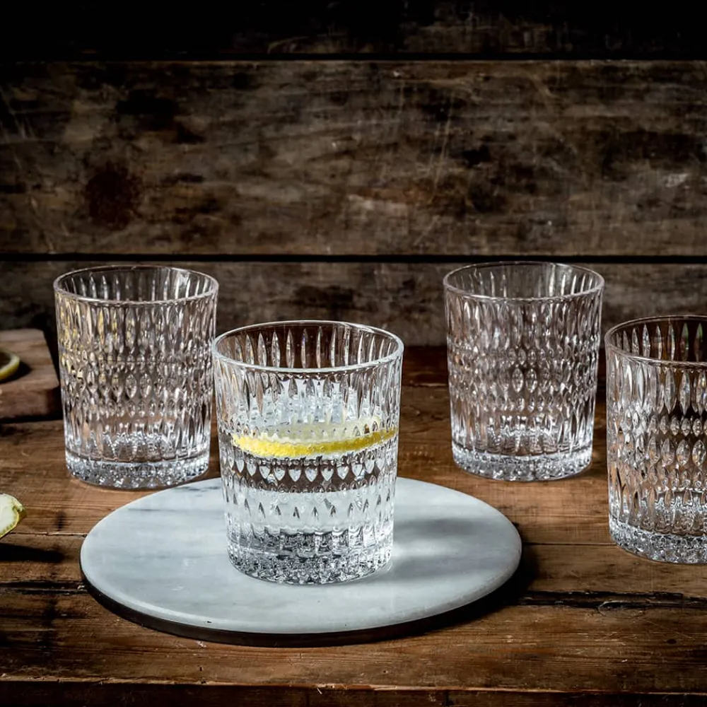 Vessière Cristaux Verre À Whisky|Verre À Eau|Gobelet Ethno Nachtmann X4