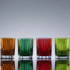 Vessière Cristaux Art De La Table|Verre À Whisky|Gobelet harmonie orange x2 baccarat