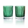 Vessière Cristaux Art De La Table|Verre À Whisky|Gobelet harmonie vert émeraude x2 baccarat