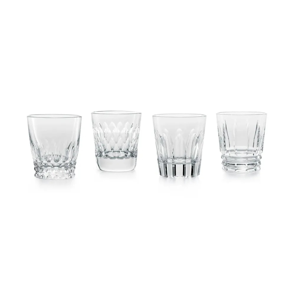 Vessière Cristaux Verre À Whisky|Verre À Eau|Gobelet Vintage X4 Baccarat