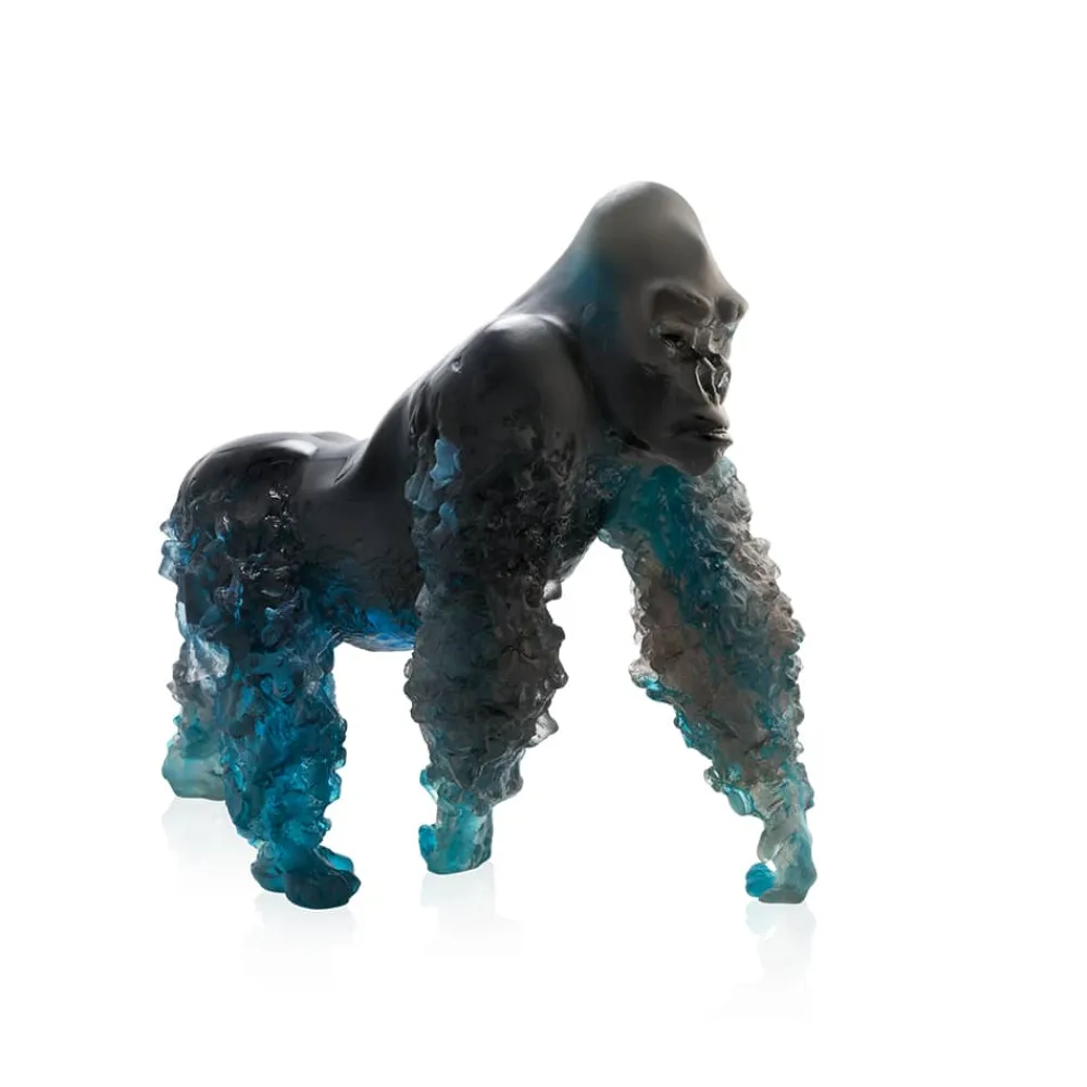Vessière Cristaux Editions D’Art|Bestiaire|Gorille dos argenté jean-no daum