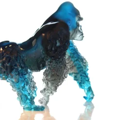 Vessière Cristaux Editions D’Art|Bestiaire|Gorille dos argenté jean-no daum