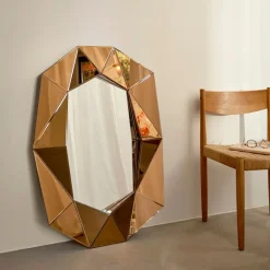 Vessière Cristaux Miroir|Grand Miroir cristal diamant bronze Reflections Copenhagen