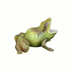 Vessière Cristaux Lunéville|Grenouille gm barbotine