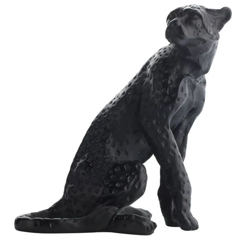 Vessière Cristaux Animaux Cristal|Guépard noir j.f leroy daum