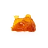 Vessière Cristaux Editions D’Art|Éditions D’Art Cristal|Happy Buddha ambre Daum